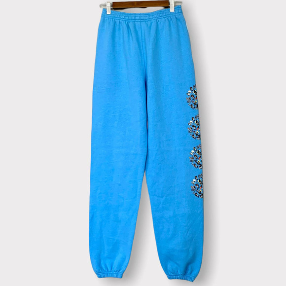 NEW By Samii Ryan Smiley Fantastic Mushrooms Sweatpants Size Small - Picture 5 of 10